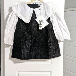 Ganni Collared Blouse